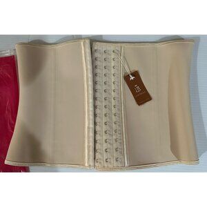 Lover-Beauty Nude Latex Underbust Waist Cincher/Trainer NEW NWT Size XL